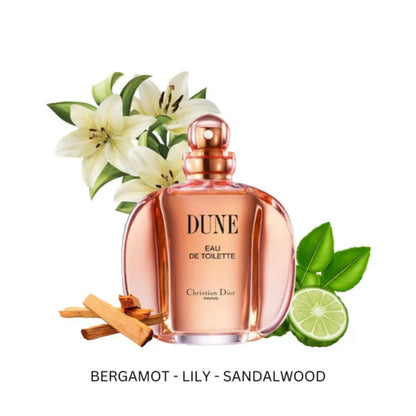 Christian Dior Dune Eau de Toilette for Women 3.4 fl oz / 100ml Spray